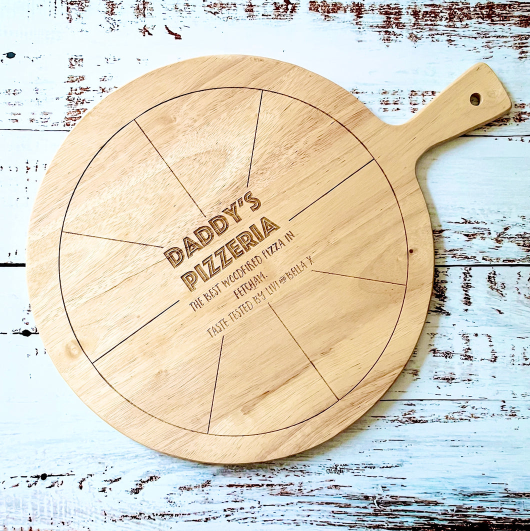 Personalised Pizza Serving Board