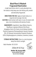 Load image into Gallery viewer, Black Plum & Rhubarb Hand Lotion