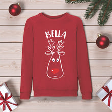 Load image into Gallery viewer, Cartoon Reindeer Christmas Jumper
