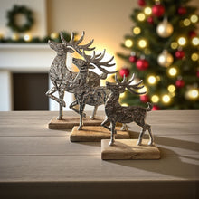 Load image into Gallery viewer, Metal Reindeer Decorations