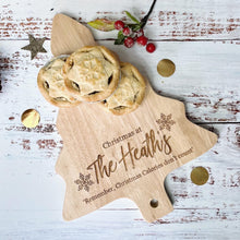 Load image into Gallery viewer, Personalised Family Christmas Treats Board