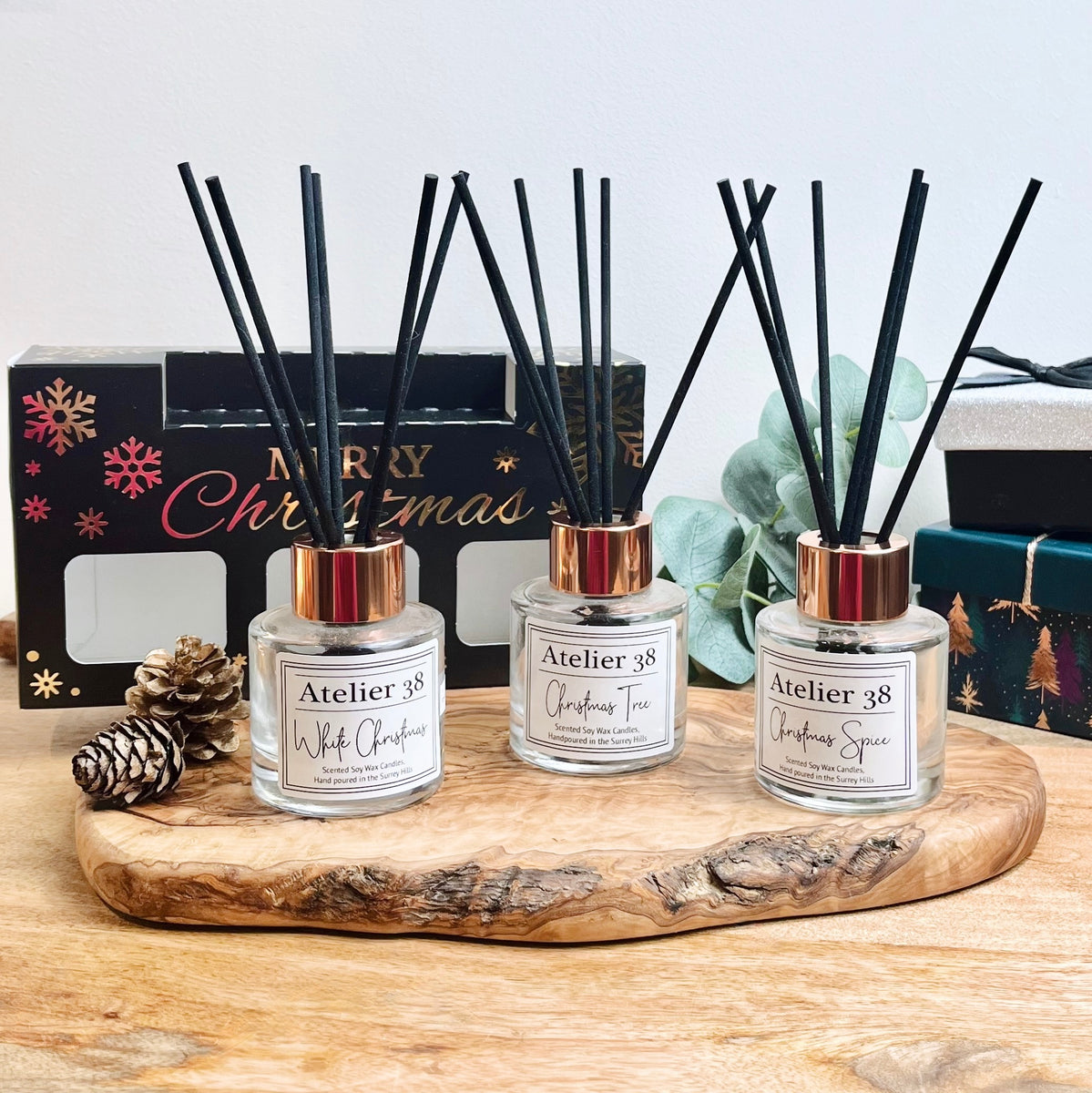 Christmas Trio Mini Reed Diffuser set – Atelier 38