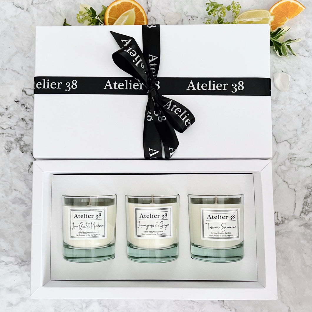 Citrus & Fresh 3 Candle Gift Box