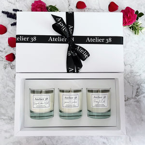 Floral 3 Candle Gift Box