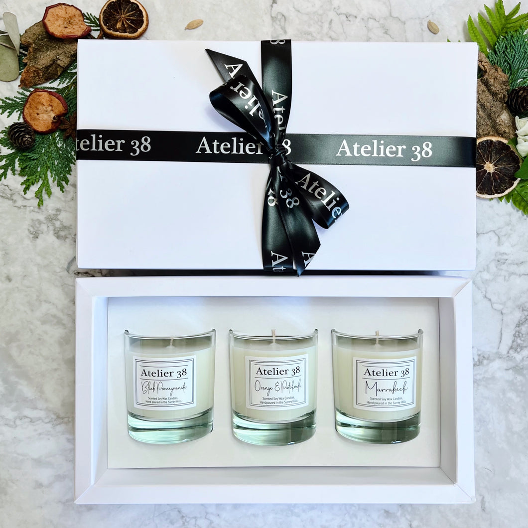 Spicy & Woody 3 Candle Gift Box