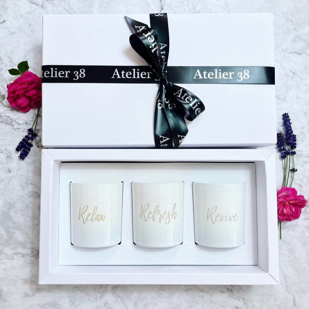 The Spa Collection 3 candle Gift Box