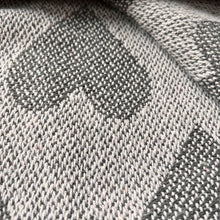 Load image into Gallery viewer, Heart Throw - Grey
