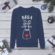 Load image into Gallery viewer, Cartoon Reindeer Christmas Jumper
