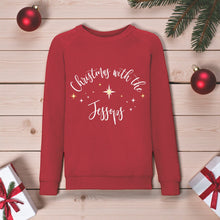 Load image into Gallery viewer, Family Name Christmas Jumper
