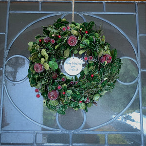 Personalised Festive Forest Wreath
