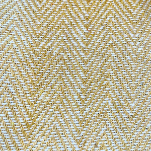 Herringbone Throw - Ochre Yellow