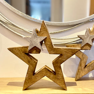 Large Decorative Wooden Star