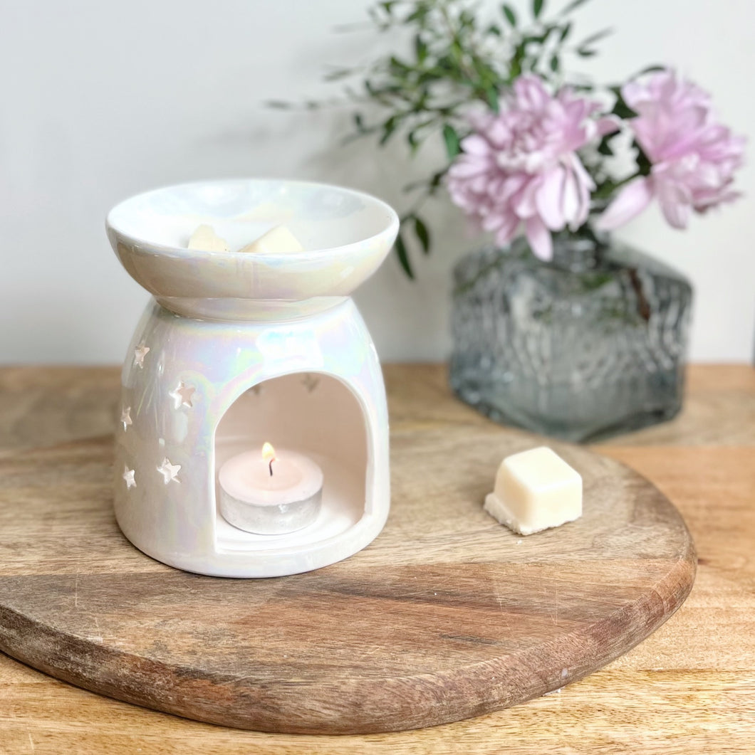 Pearl Star cut out Wax Melt Burner