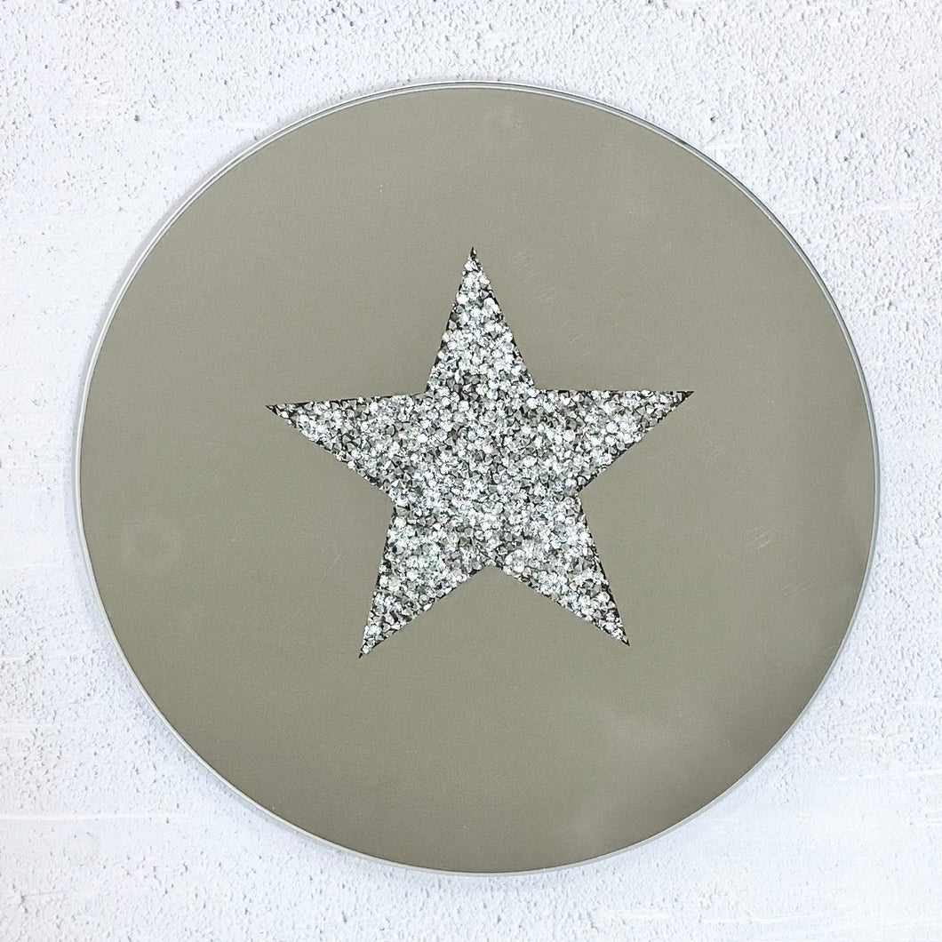 Large Star Candle Plate