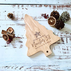 Personalised Christmas Treats Board