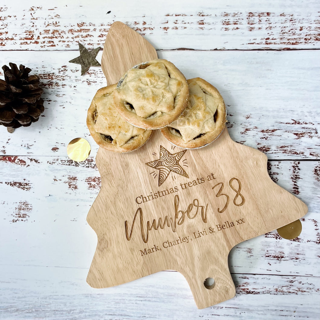 Personalised Christmas Treats Board