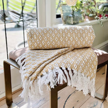 Load image into Gallery viewer, Casablanca Throw - Ochre yellow
