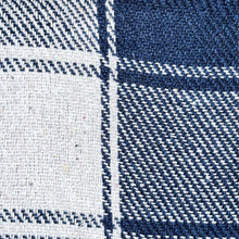 Load image into Gallery viewer, Tartan Check Throw - Blue
