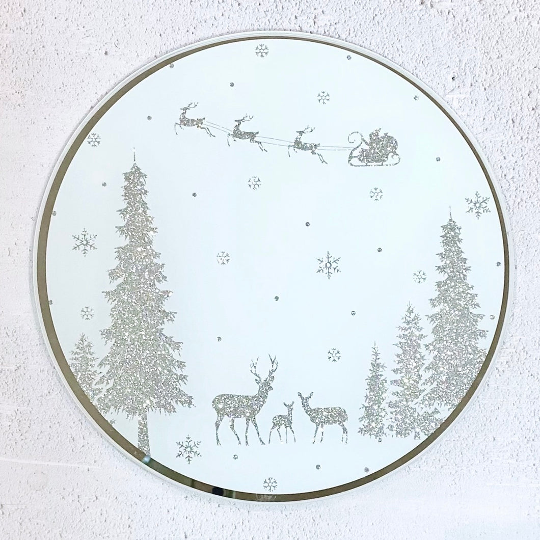 Festive Candle Plate