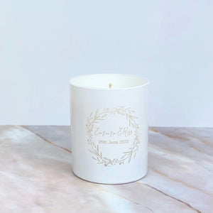 Personalised Wedding Candle