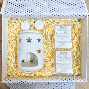 White Star Wax Melt Burner Gift Box