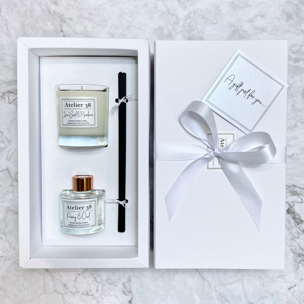 Reed Diffuser & Candle Gift Box