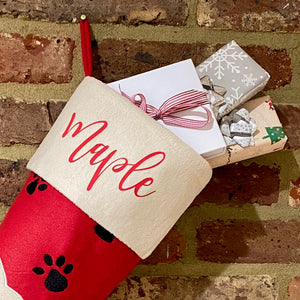 Cute Cat Christmas Stocking