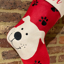 Load image into Gallery viewer, Cute Dog Christmas Stocking
