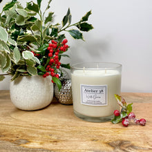 Load image into Gallery viewer, Atelier 38. Extra Large, Multiwick, Winter Berries, Luxury Soy Wax Candle. Christmas Collection
