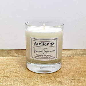 Atelier 38, Tuscan Summer, Classic Luxury Soy Candle, All Natural
